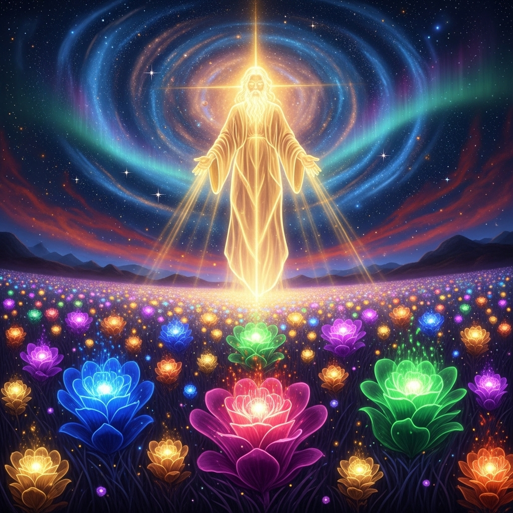 Sacred Garden of 717 Consciousness: A luminous mea