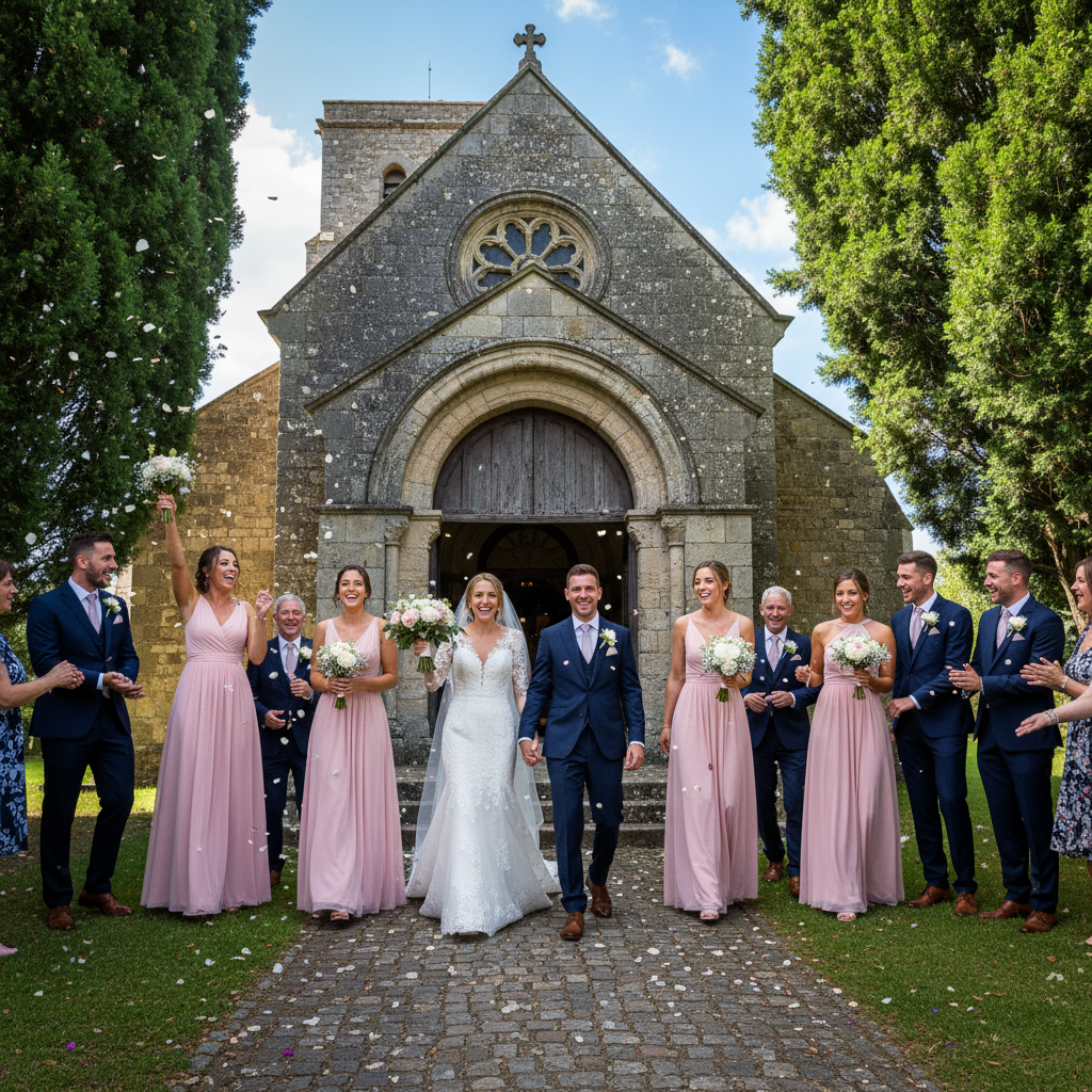 wedding party coming out of front of church.jpg