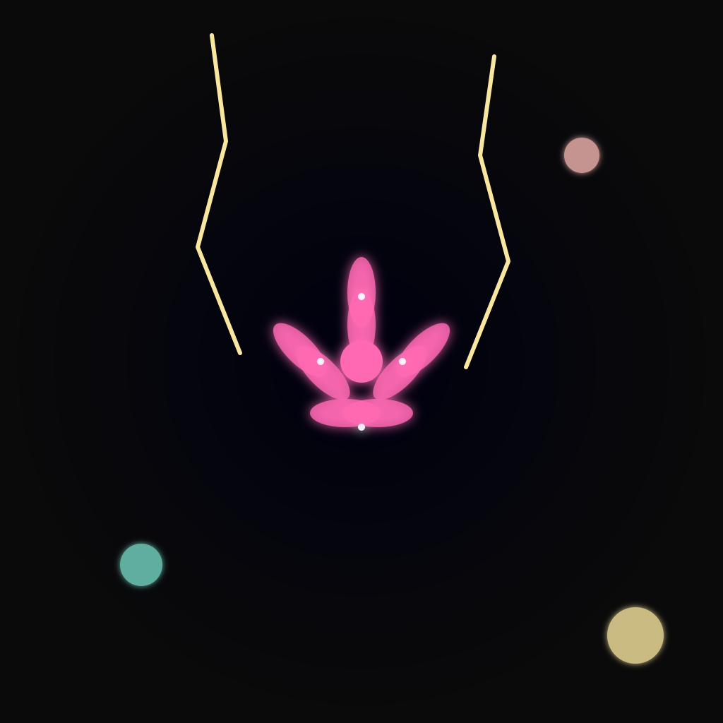 Quantum Rose in a Stormy Lab - A glowing quantum rose electrified with ...