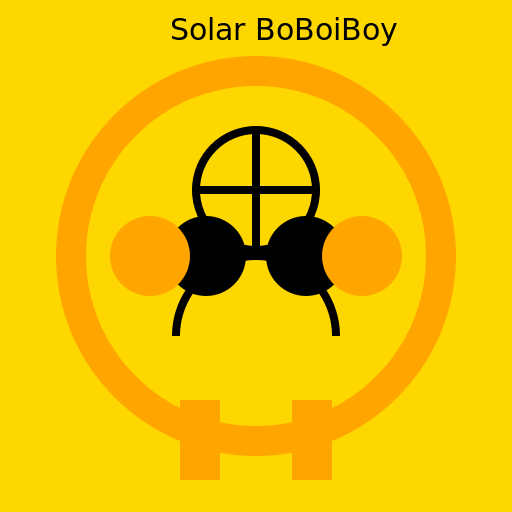 Solar BoBoiBoy - The Shining Hero - DrawGPT