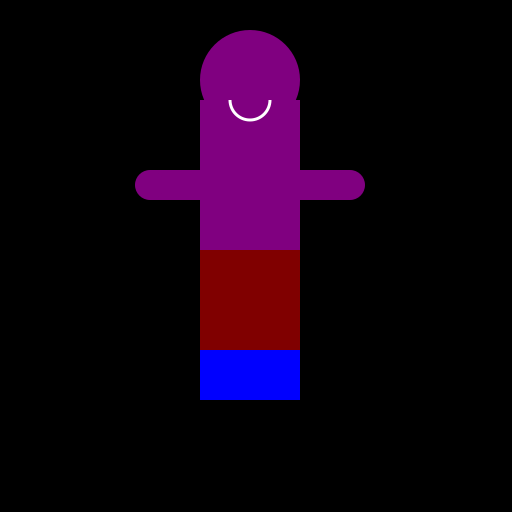 Tall Purple Lady - Priestess of the Noble Ghouls - DrawGPT