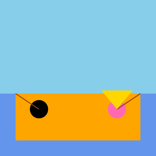 Husband and Wife Fishing on the Columbia River - DrawGPT