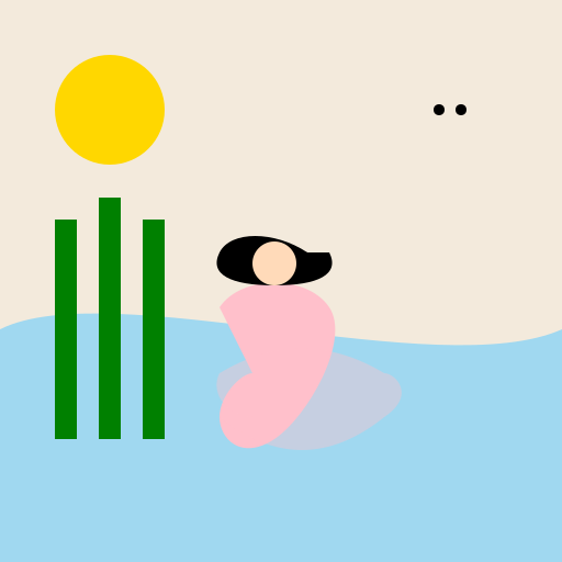 Woman Bathing in the Impressionist Style - DrawGPT