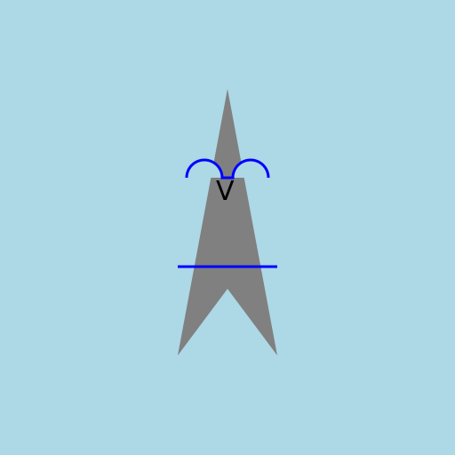 A Crying Vanadium Symbol - DrawGPT