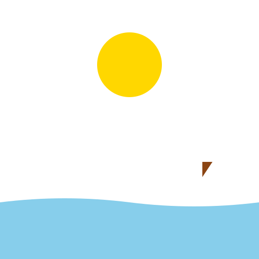 Ocean Sunset - DrawGPT