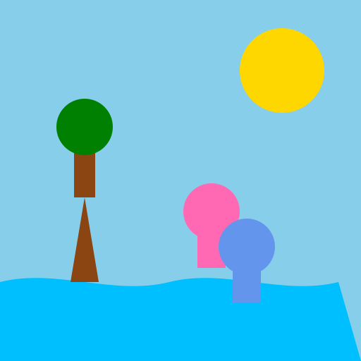 Girl (23) and boy (26) surfing in Cocles, CR - DrawGPT