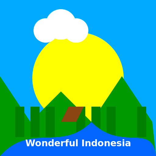 Wonderful Indonesia - A Celebration of Natural Beauty - DrawGPT