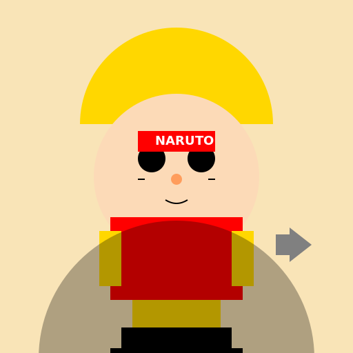 Cute Anime Girl Naruto - DrawGPT