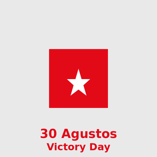 Atatürk 30 August Victory Day - DrawGPT