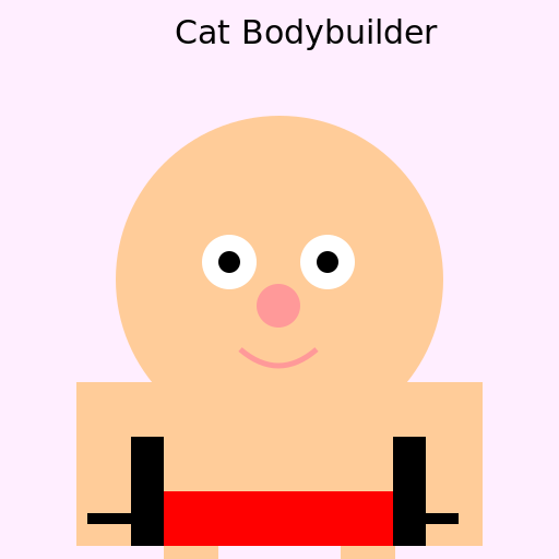 Cat Bodybuilder - DrawGPT