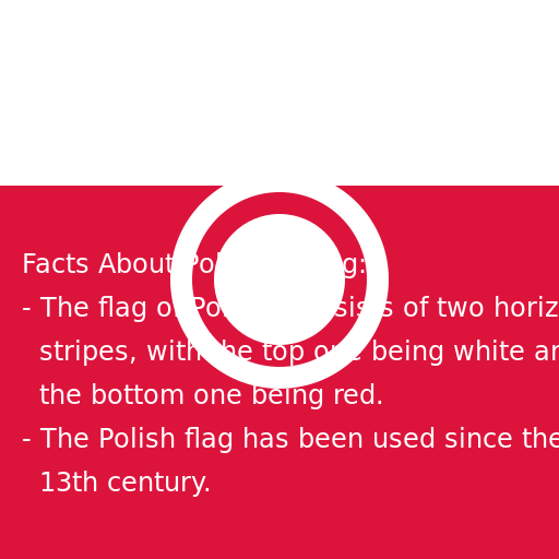 Facts About Poland's Flag But The Facts Are On The Canvas - DrawGPT