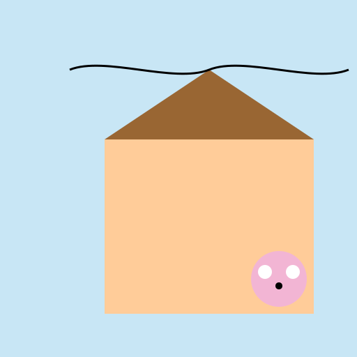 A Big House, a Small Cat, Wavy Hair - DrawGPT