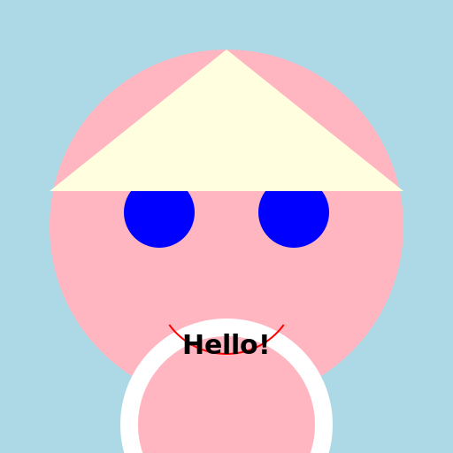 Portrait of a Friendly Girl - DrawGPT