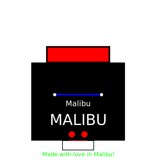 College Hoodie with Malibu - DrawGPT