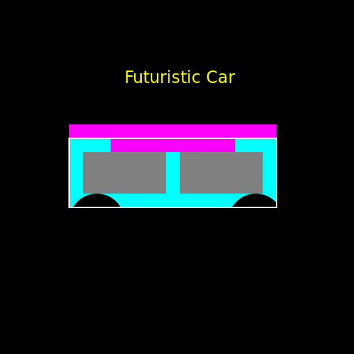 Futuristic Car Sideview - DrawGPT