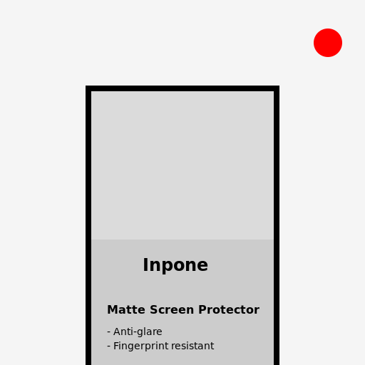Matte Screen Protector for Inpone 14 Pro Product Shoot - DrawGPT