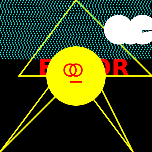 An ERROR subtitle with thunders - DrawGPT