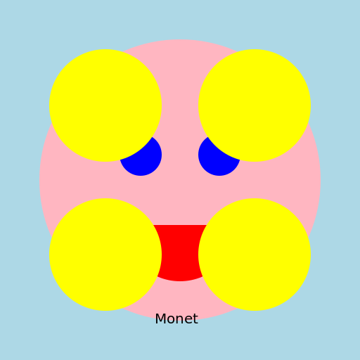 Claude Monet's Flowery Mind Explosion - DrawGPT