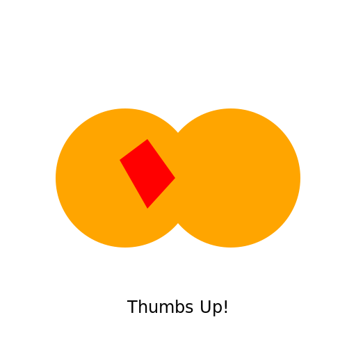 Two Fists Hitting Each Other with Thumbs Up - DrawGPT