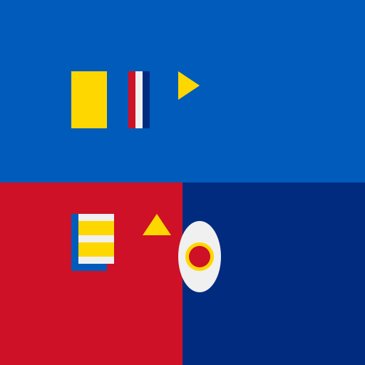 Romanaine Flag - Celebrating Romania and Ukraine! - DrawGPT