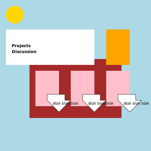 Employees Discussing Projects at a Table - DrawGPT
