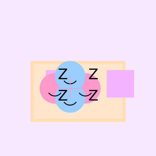 Blanket Mummification - A Cozy Slumber Party - DrawGPT