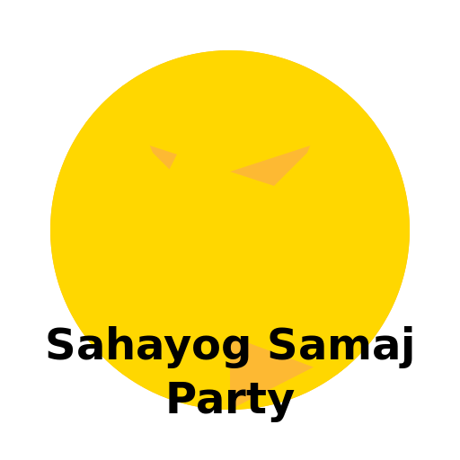 Sahayog Samaj Party Logo - Sunflower Icon - DrawGPT