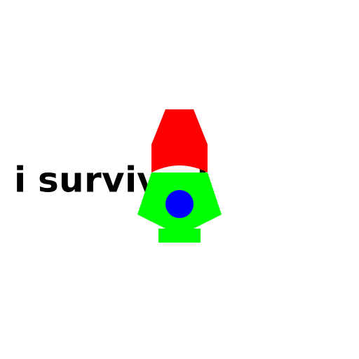 I Survived Tattoo with Fire Rose Unity Survivor - DrawGPT