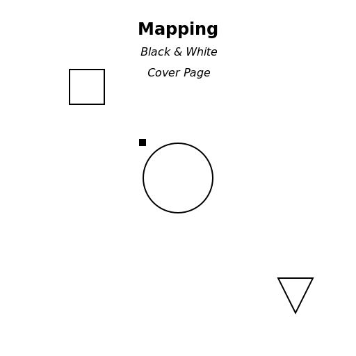 Black and White Mapping Cover Page - DrawGPT