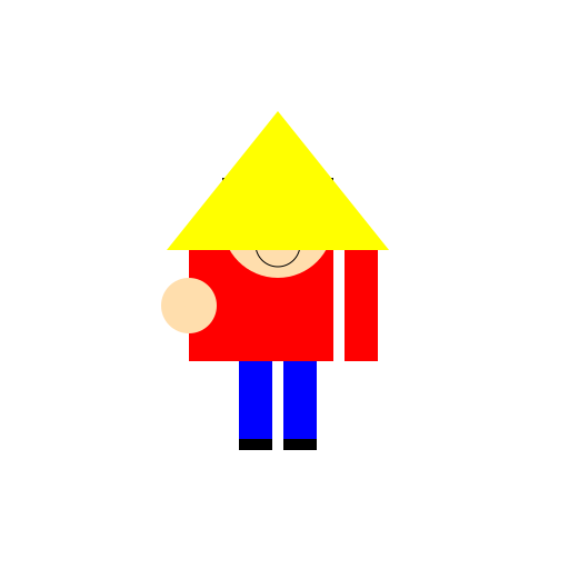 Super Mario Holding an Umbrella - DrawGPT