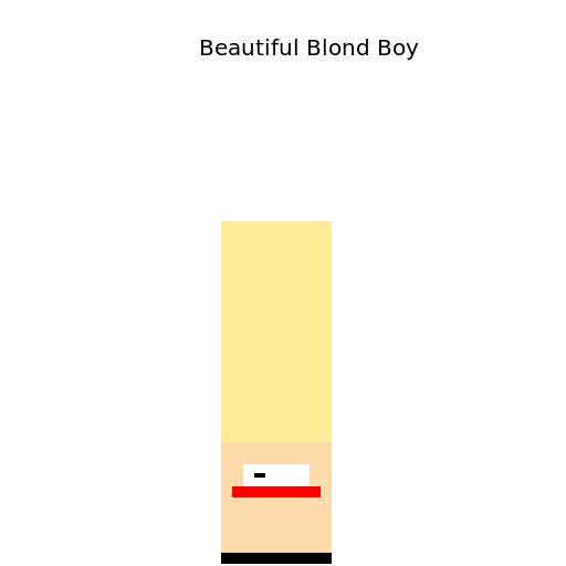 Beautiful Blond Boy - DrawGPT