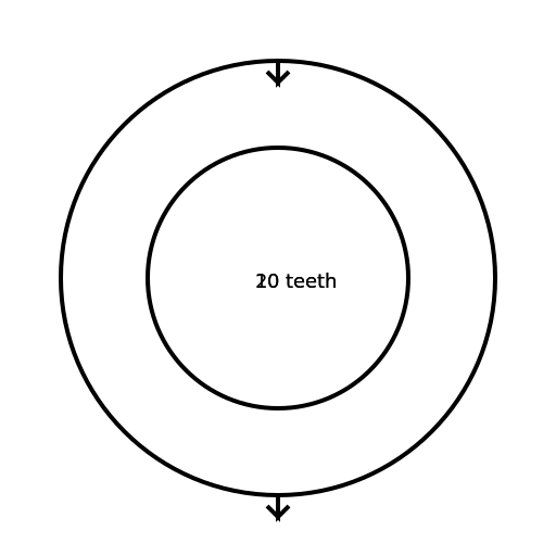 Gear A and Gear B - DrawGPT