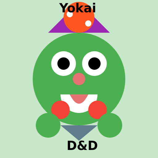 Froggy Yokai Wizard with Mushroom Hat and Magical Drinks - DrawGPT