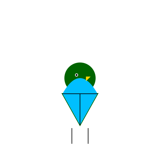 Peacock with 7 Visual Elements of Art - DrawGPT