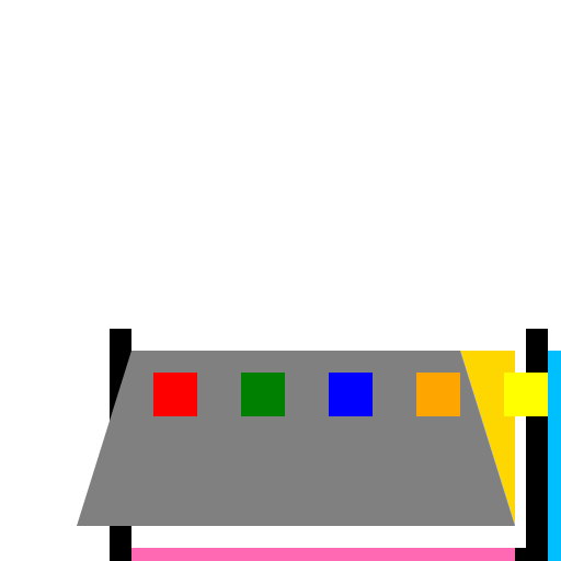 Art Deco Chair for a 4-year-old (Side View) - DrawGPT