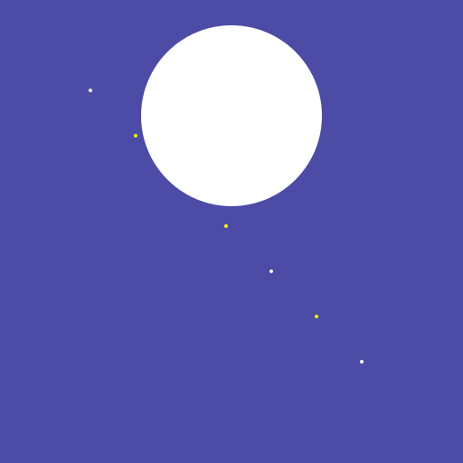 Moonlight on the ocean - DrawGPT
