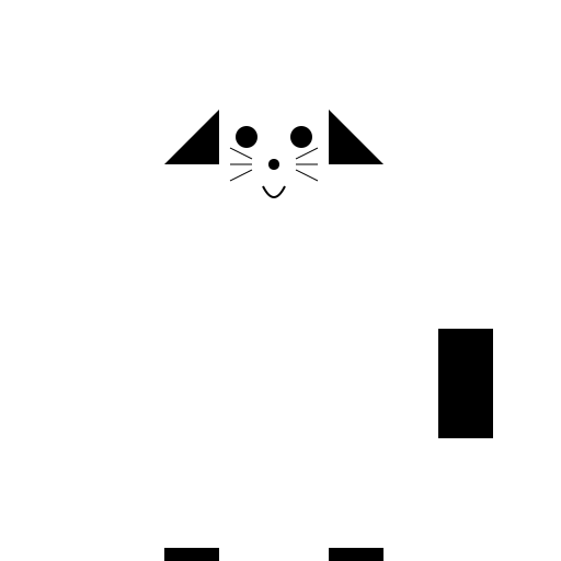 Cat with Cow Colors - DrawGPT