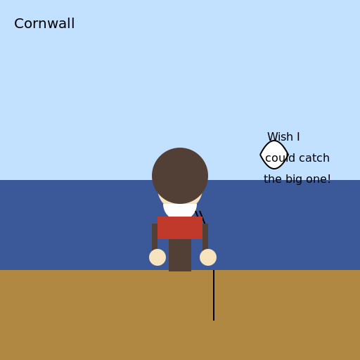 Old Fisherman in Cornwall - DrawGPT