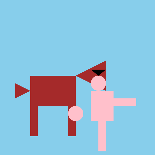 Girl Riding a Horse - DrawGPT