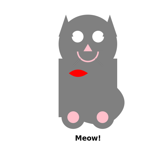 A Cute Cat - DrawGPT