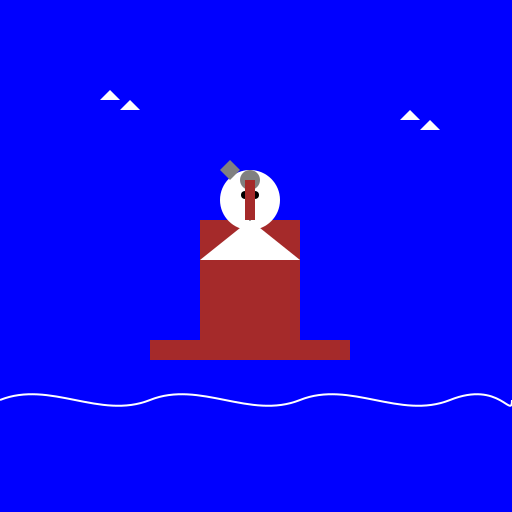 Viking sailing into water - DrawGPT