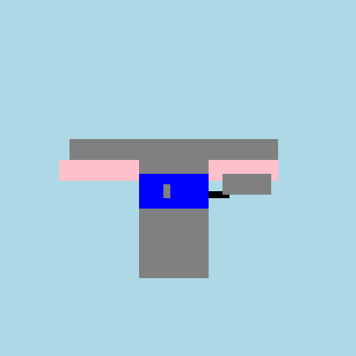 Someone Is Holding A Toy Water Gun - DrawGPT