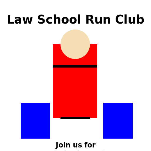 Law School Run Club Poster - DrawGPT