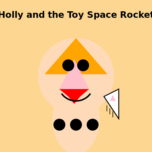 Holly and the Toy Space Rocket Logo - DrawGPT