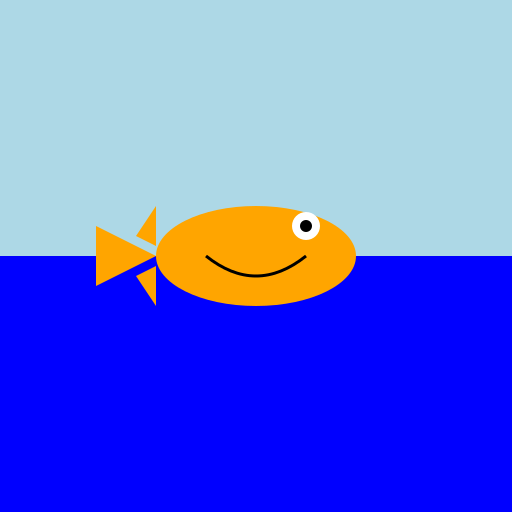 Swimming Fish - DrawGPT