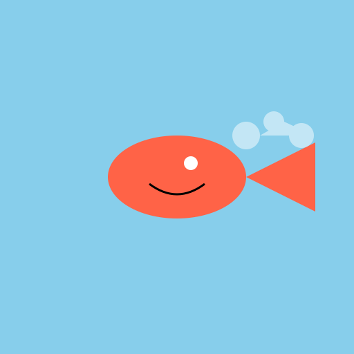 Swimming Fish - DrawGPT