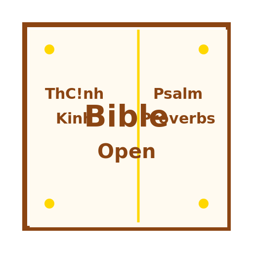 The Open Bible Frame - DrawGPT