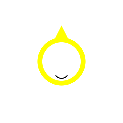 Yello Cute Small Circle Cat - DrawGPT