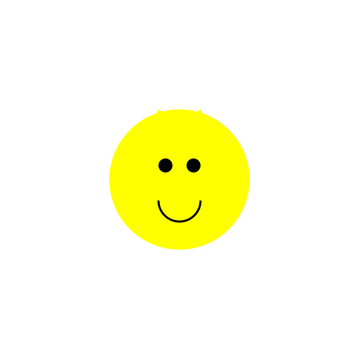 Yello Cute Small Circle Cat - DrawGPT