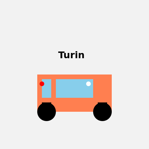 Future Urban Car Inspired by Turin - DrawGPT